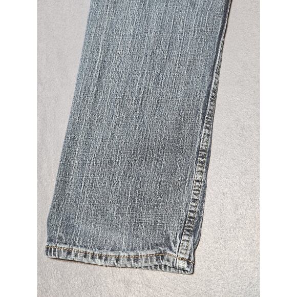 Levis Signature Jeans Mens 30x32 Blue Relaxed Straight Leg Denim Dark Wash - Picture 11 of 12